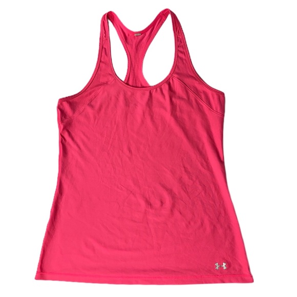 Under Armour Tops - ⚠️SOLD⚠️Under Armour Pink Loose Fit Racerback Tank